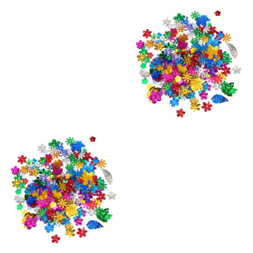 2 Party Shiny Sequins for Crafting Glitter Carnival 2