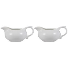 2 Keramik-Saucenbehälter, Saucenschiffchen für Kaffeetassen