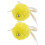 2 Rollschuh-Pompons mit Glöckchen, flauschigen Bällen und Accessoires 5