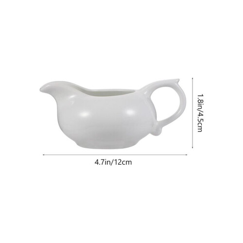 2 Keramik-Saucenbehälter, Saucenschiffchen für Kaffeetassen 1