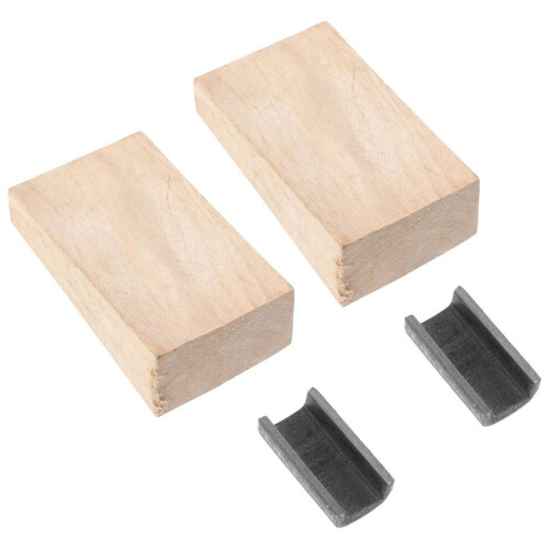 2 Sets Ersatzteile für Gartenhacken, Eisenhackenkopf mit verstärktem Keil