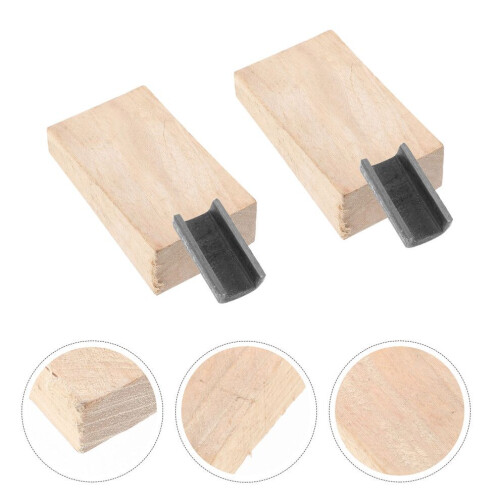 2 Sets Ersatzteile für Gartenhacken, Eisenhackenkopf mit verstärktem Keil 2