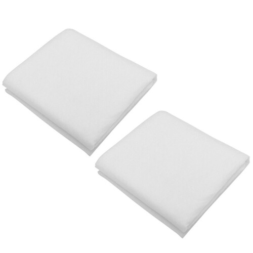 2 förpackningar oljeabsorberande papper, rökskyddande papper (vitt)