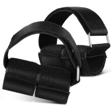 2 fijaciones ajustables para tobillos con barra para ejercicios de fitness