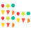 18 Silicone Wine Goblet Markers, Assorted Colors 5