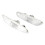 2pcs No Bulb White Side Marker Turn Signal Lights for E90 E91 E92 E93 3 Series 10