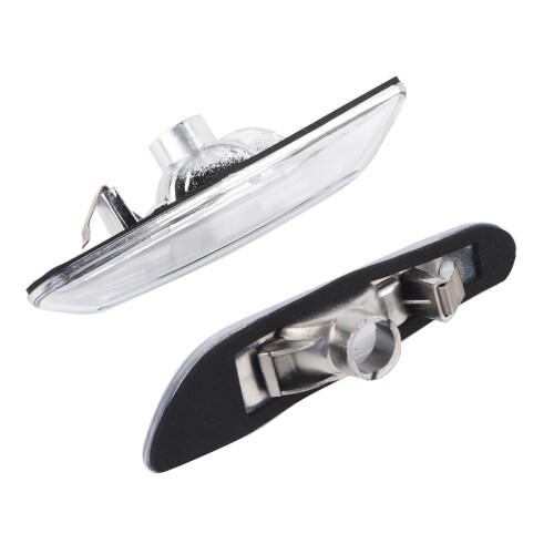 2pcs No Bulb White Side Marker Turn Signal Lights for E90 E91 E92 E93 3 Series 1