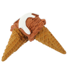 2 künstliche Eiswaffeln, Attrappen für Desserts, für Laden und Foto
