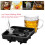 Black Diamond Ice Mold 4 Slots Plastic Ice & Cake Cube Maker for Parties 15