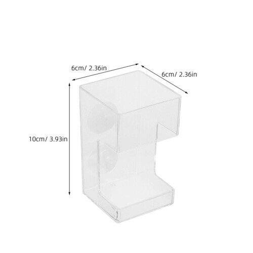 2 automatic fish feeders with suction cup, feeding ring for aquarium 1