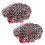2 gorros de ducha impermeables 1