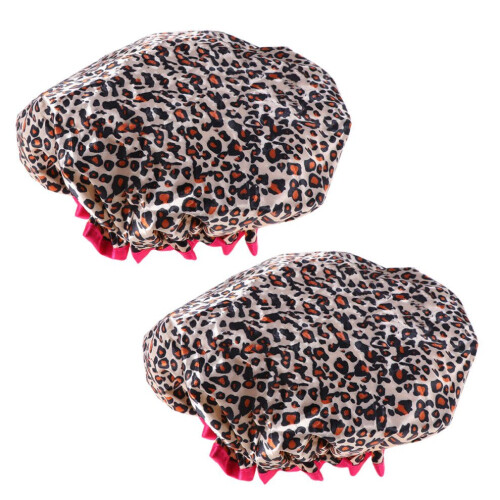 2 gorros de ducha impermeables