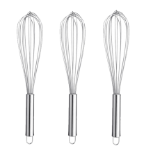 Multifunktionales Schneebesen-Set aus Edelstahl, verbesserter Ballon-Draht-Schneebesen für kratzfreies Kochen, hitzebeständig und