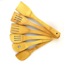 Bamboo Cooking Utensils for Smooth Surface, High-Quality Bamboo Nonstick Bamboo Utensils Set, Easy To Maintain Durable Bamboo Kitchen Tools, Ideal for