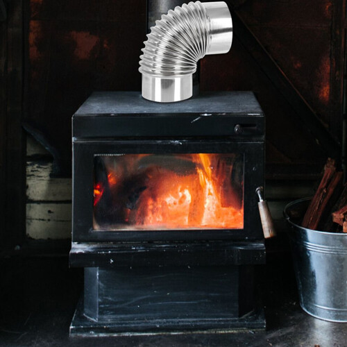 Abgasrohrbogen für Holzöfen 2
