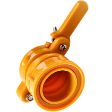 Honey extractor drain plug, plastic, for bee outlet