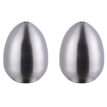 Recipiente fofo em formato de ovo para temperos, saleiro de aço inoxidável à prova de ferrugem para decoração de cozinha e fácil