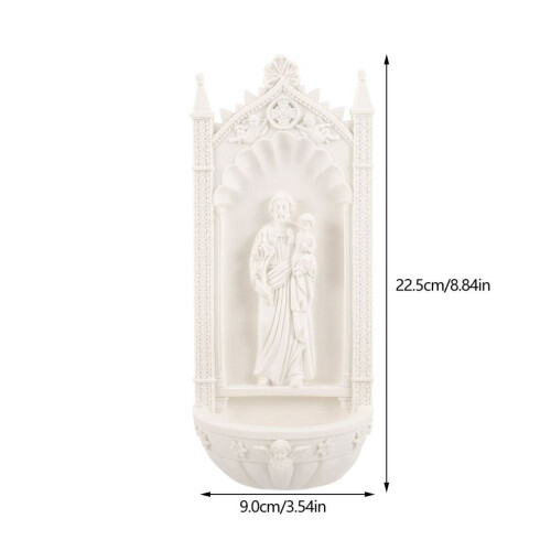 Jezus hanger beeldje van hars, handgemaakt, woonaccessoire 2