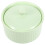 Ceramic baking dish with lid for pudding, dessert – green 3