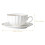 Kaffeetasse mit Untertasse, Teebecher aus feiner Keramik 3