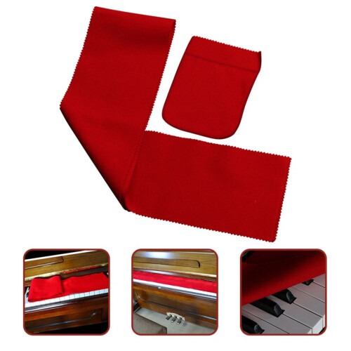 Tastaturwischer-Set, rot, knitterfrei 2
