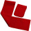 Tastaturwischer-Set, rot, knitterfrei 2