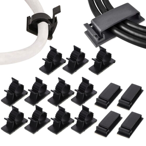 18-teiliger Kabel- und Schalterorganizer, Gerätekabelhalter