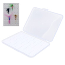 Fliegenbox Transparent 104 Löcher 3 Stück