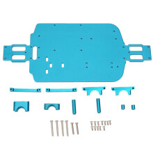Metallchassis-Kit für A949 A959 A969 A979 K929 RC-Auto, langlebig 21x9x0,3 cm