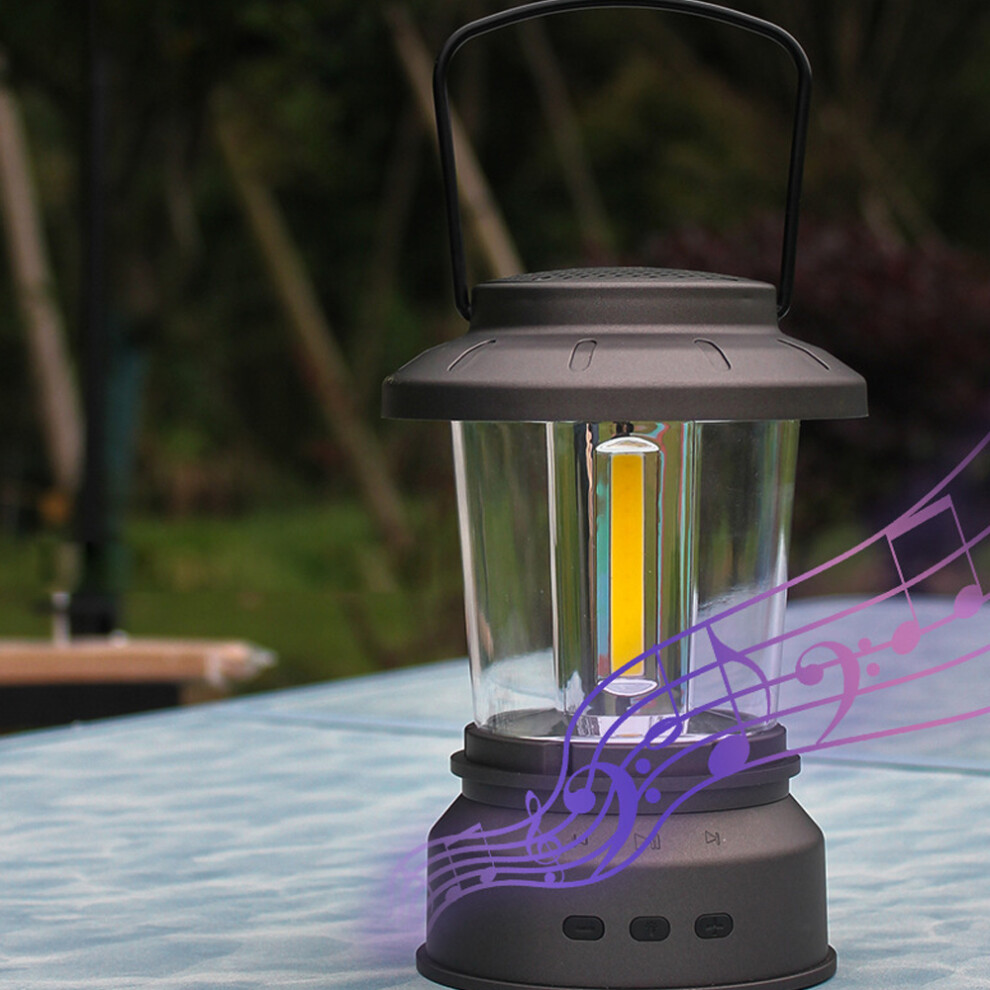 Portable Outdoor Lantern Camping BT Speaker USB Rechargeable-image-OPC-PMXHTH5-NEW