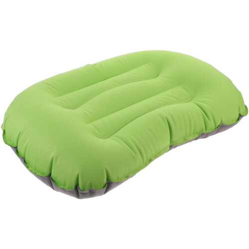 Oreiller de camping gonflable en polyester, 1 ensemble