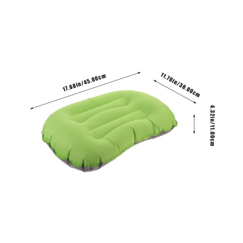 Oreiller de camping gonflable en polyester, 1 ensemble 1
