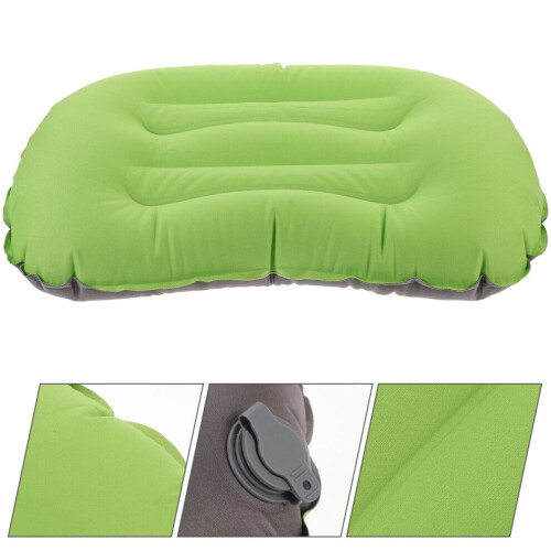 Oreiller de camping gonflable en polyester, 1 ensemble 2
