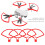 Red Propeller Protection Ring Guard for Mavic Mini 2 Drone Accessories 9