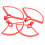 Red Propeller Protection Ring Guard for Mavic Mini 2 Drone Accessories 11