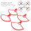 Red Propeller Protection Ring Guard for Mavic Mini 2 Drone Accessories 7