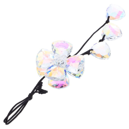 crystal car pendant, colorful white