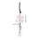 crystal car pendant, colorful white 3