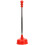 Piston pump with long handle for bathroom toilet unblocking 4