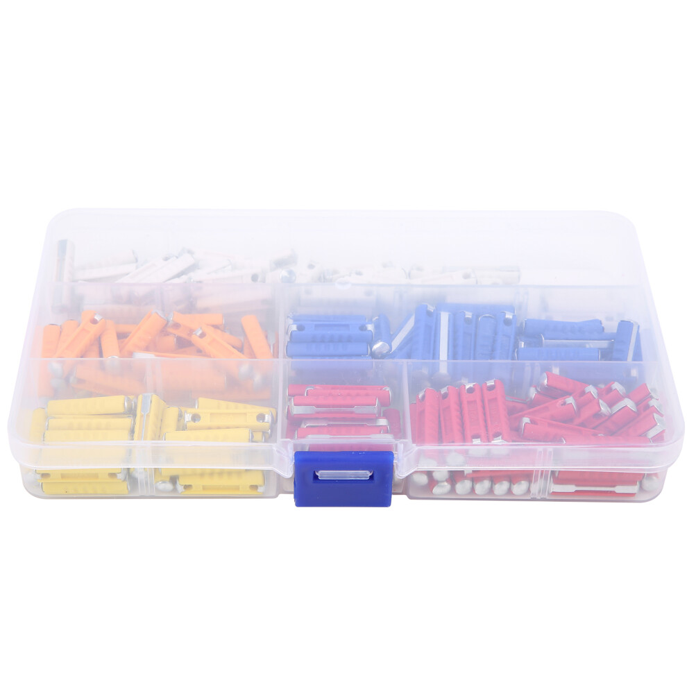 200Pcs Torpedo Car Fuse Kit 5A-25A Synthetic Cardboard 32V 9331360309092