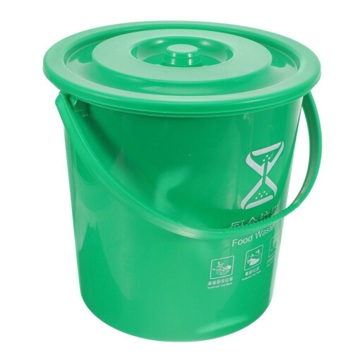 Kitchen compost bin, plastic bucket for waste