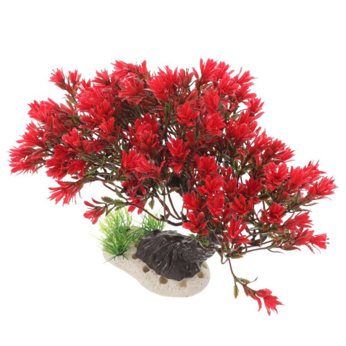 Planta artificial de plástico para escondite de peces 1 2