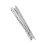 Plastbelagda fästremmar 10 cm silver 1 1