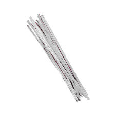 Kunststof gecoate bevestigingsriemen 10 cm zilver 1