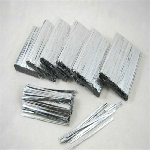 Plastbelagda fästremmar 10 cm silver 1 2