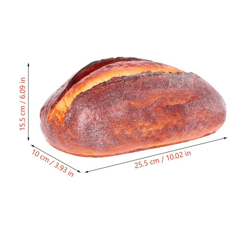 Kunstbrood, realistisch voedselmodel. 1