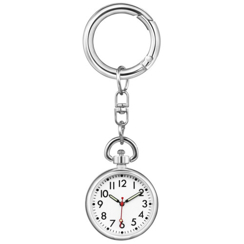 Leuchtender Taschenuhr-Schlüsselanhänger oder Armband
