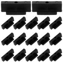 Long-handled scrubber, tarpaulin composite panel fastening buckle