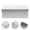 Empty tin can made of tinplate for sweets, tea, snacks 4