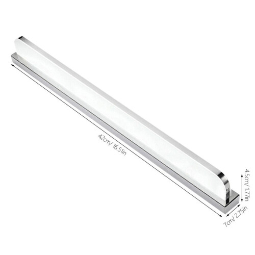 LED 9W 42cm 5960K frontlampa för sovrum och badrum 2